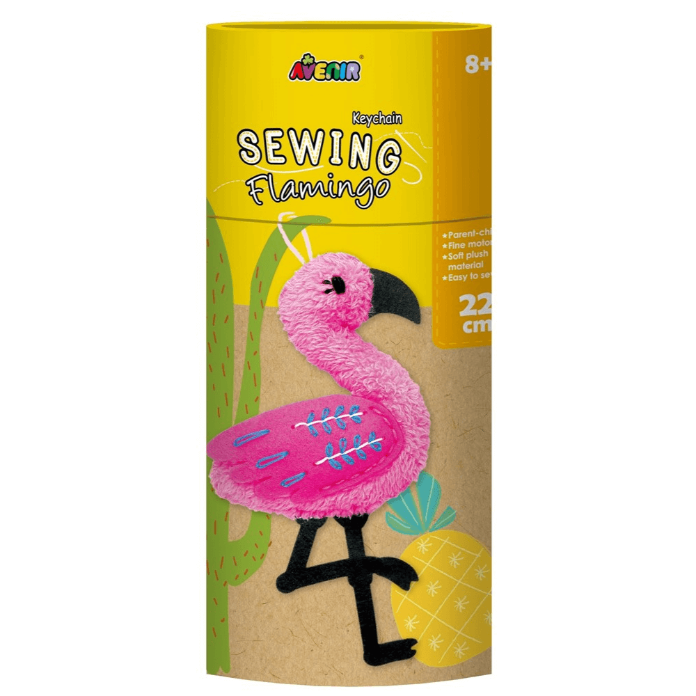 Avenir -  Sewing - Key Chain - Flamingo