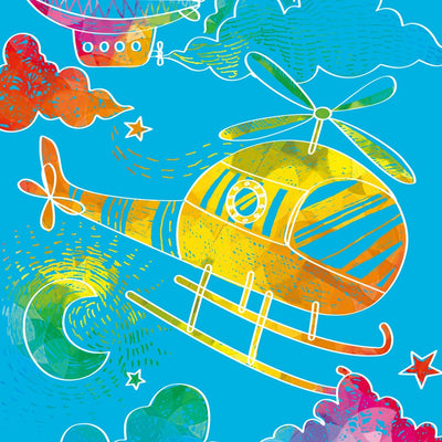 Avenir - Mini Scratch Book - Airplane