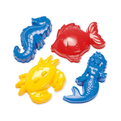 Dantoy - Classic - Sand Moulds - Sea Creatures 4 pcs