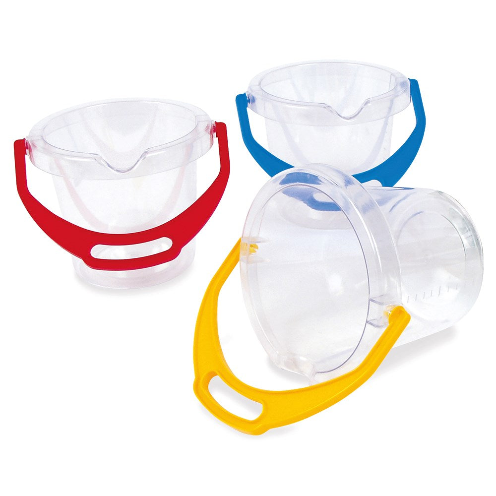 Dantoy - Classic -Clear Bucket  with Lip - 1.2L