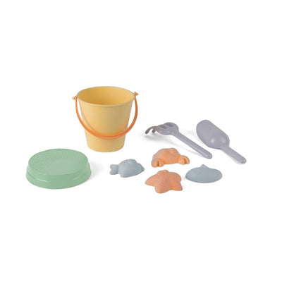 Dantoy - Pastel - Recycled Bucket Set With Net