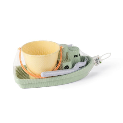 Dantoy - Pastel - Recycled Boat & Sand Set - 4pcs