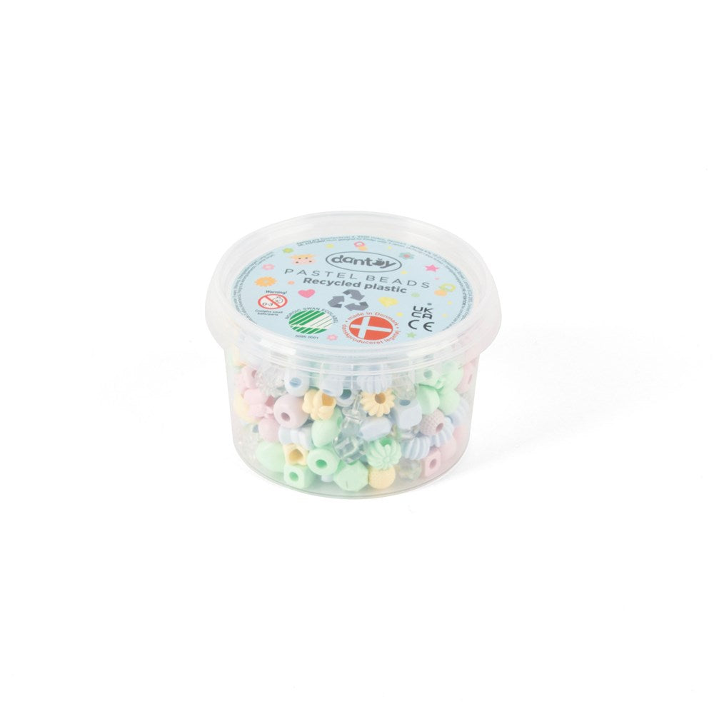 Dantoy - Pastel - Recycled Beads Small - 280pcs