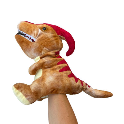 Johnco - Plush Hand Puppet - Parasaurolophus