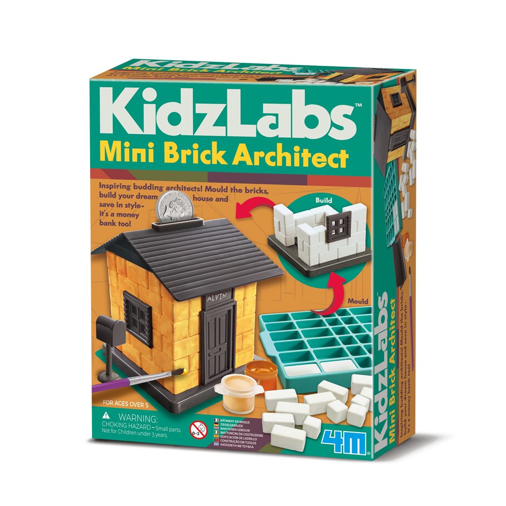 4M - KidzLabs - Mini Brick Architect