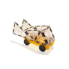 MAGNA-TILES - Cars - 2 Piece Expansion Set - Green & Yellow