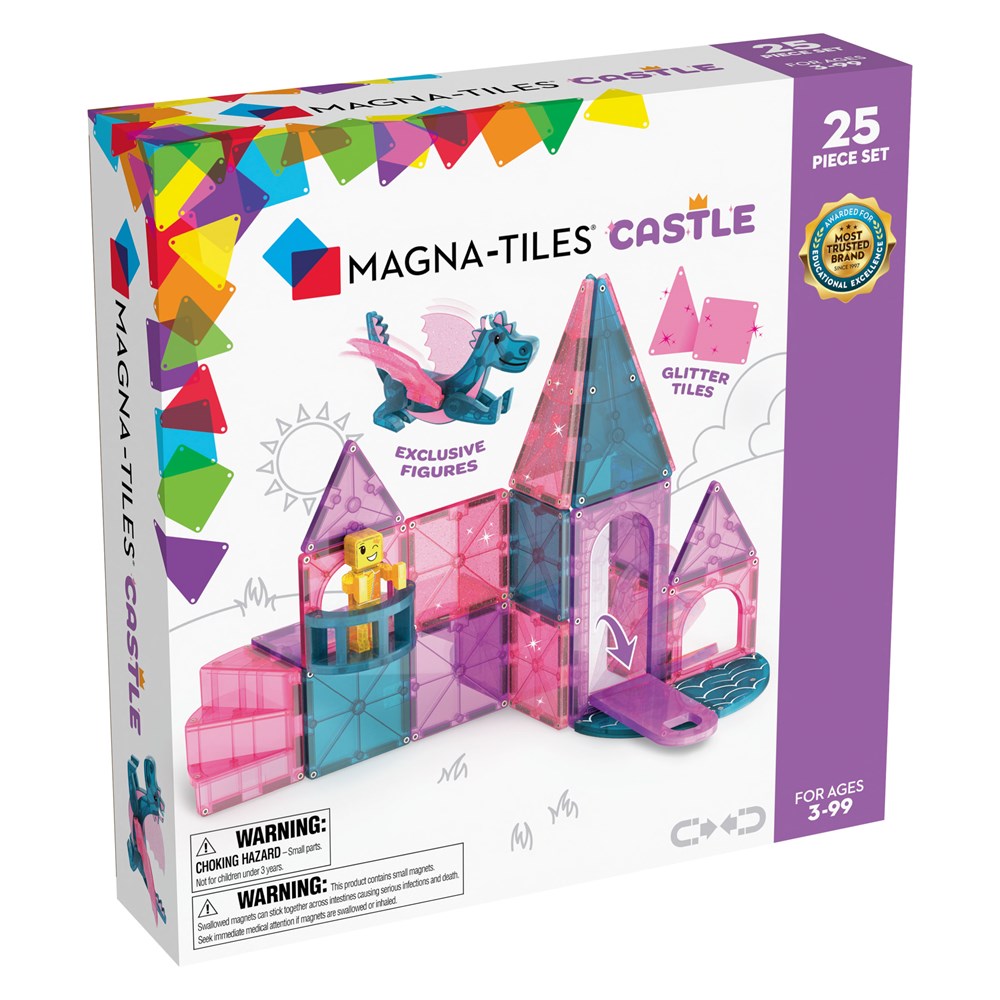 MAGNA-TILES - Castle - 25 Piece Set