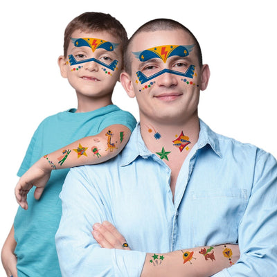 Avenir - Face Sticker and Tattoos - Superheroes