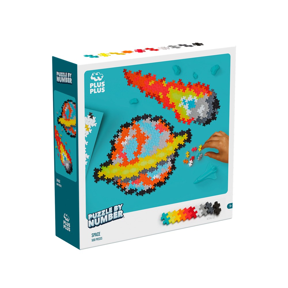 Plus-Plus - Puzzle by Number - Space 500pcs