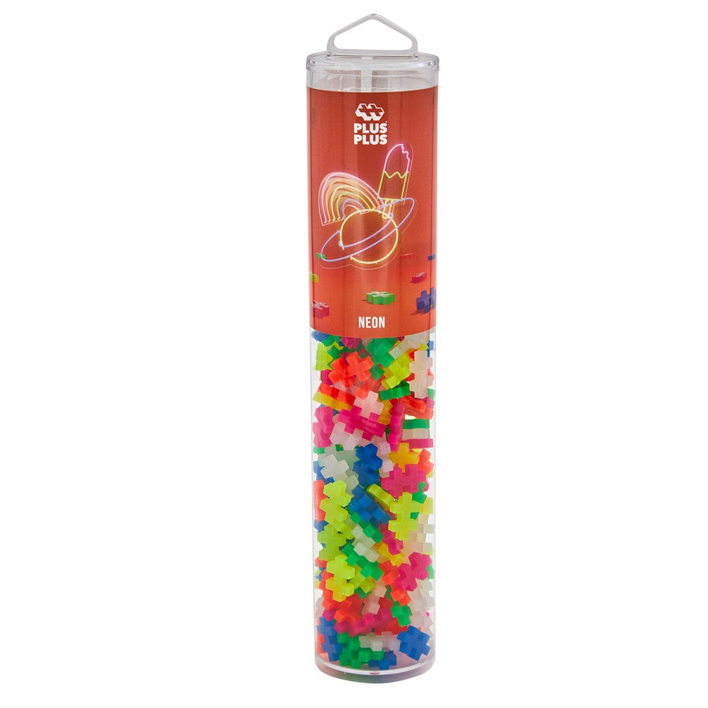 Plus-Plus -  Neon mix  - 240 pcs - Tube