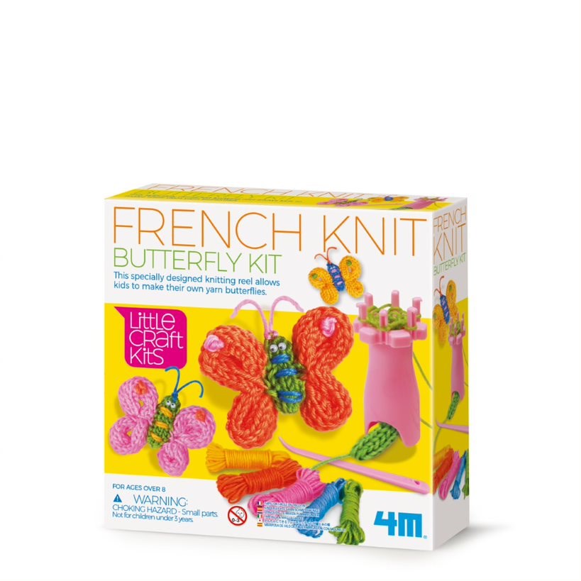 4M - Little Craft - Spool Knit Butterflies Kit - Johnco