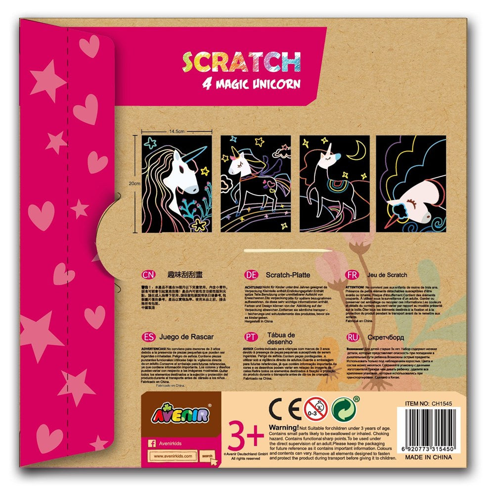 Avenir - Scratch - Magic Unicorn - Johnco