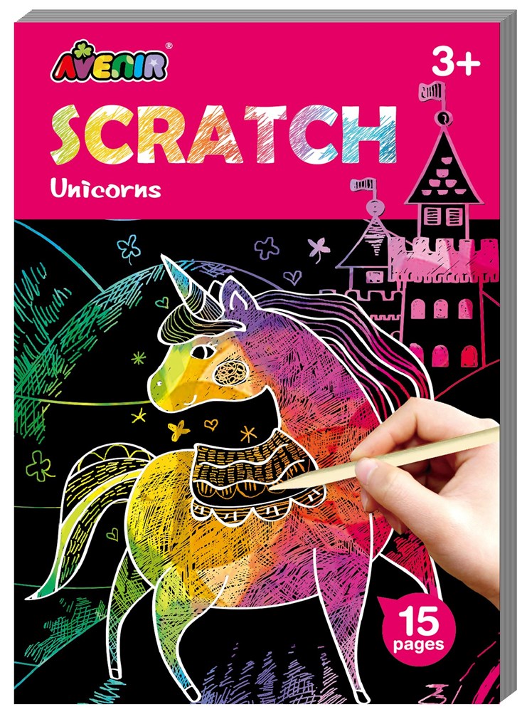 Acheter Scratch Art Book Mini A6 - Unicorns - Pencils, markers, etc