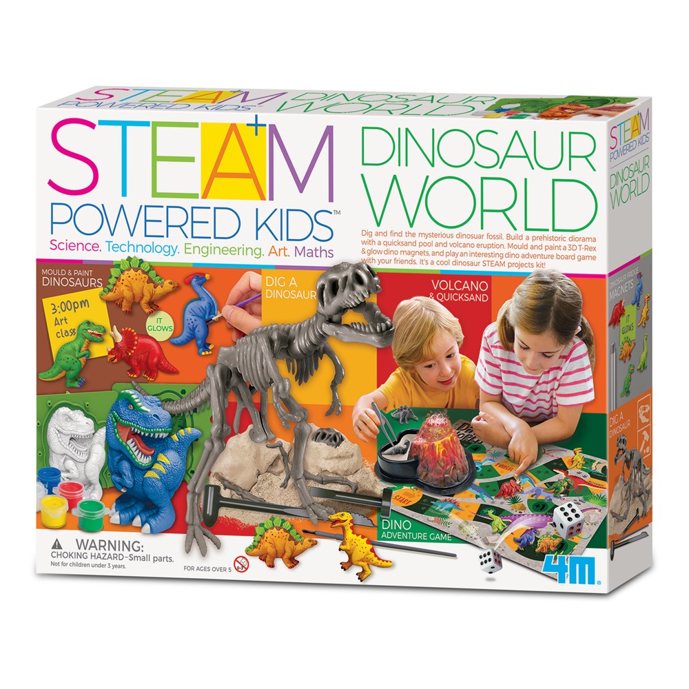 4M - STEAM - Dinosaur World - Johnco