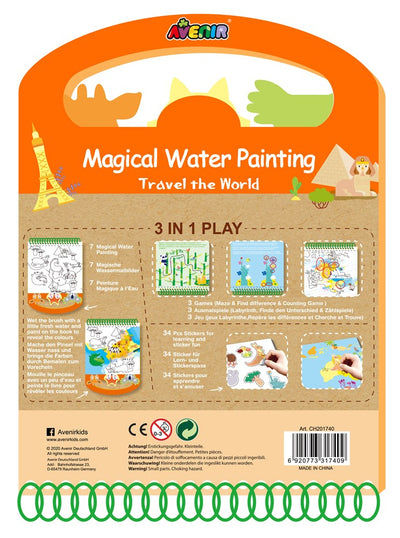Water Painting Board - World
