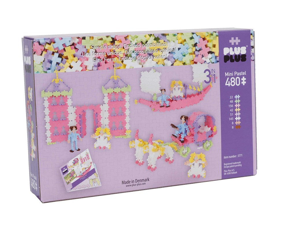 Peças de Montar - Mini Pastel 360 peças Castelo Princesa - 3737 - Plusplus  - Kits e Gifts