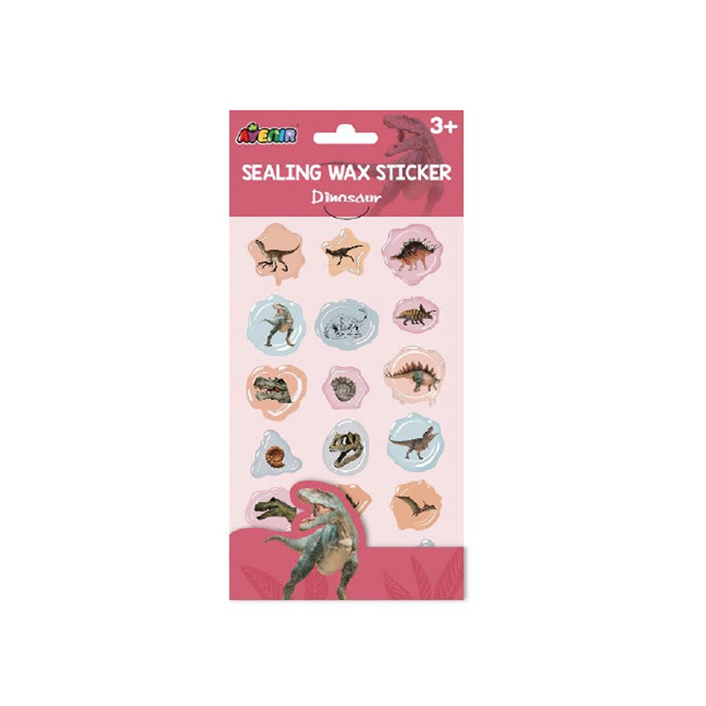 Avenir - Sealing Wax Stickers 10 pack - Dinosaur