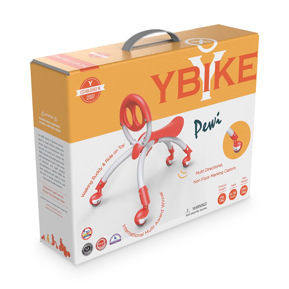 YBIKE - Pewi - Ride On/Walker - Pink - Johnco